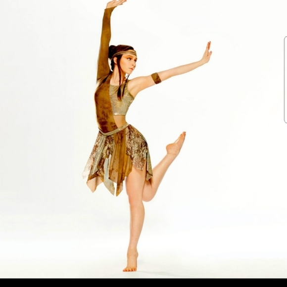 Revolution Dance Outfit Gold & Copper - Picture 6 of 6